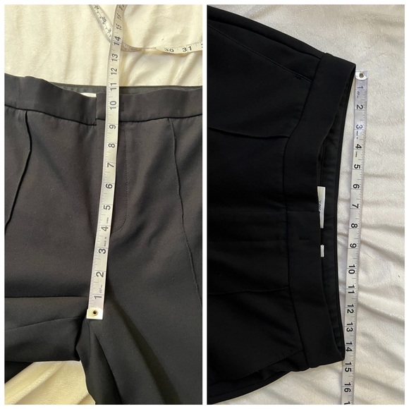 Vince. Pintuck Tapered Trouser black size 6 - Picture 10 of 11